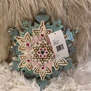 Betsey Johnson Snowflake Crossbody Bag